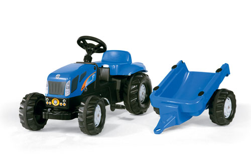 New Holland with trailer