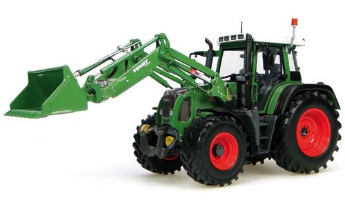  DieCast, Fendt 415 Vario with front loader. Click here to enlarge