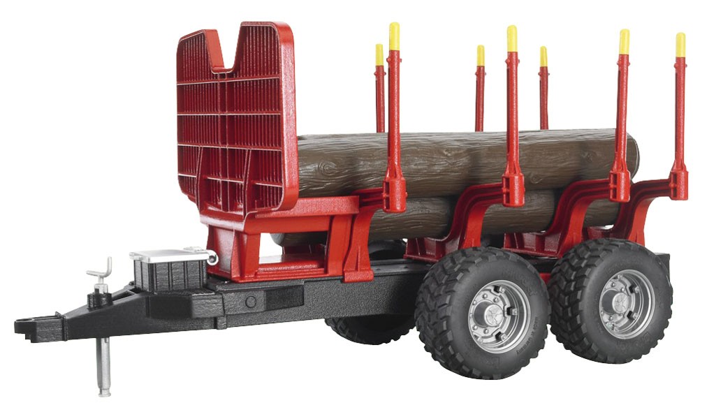 Forestry Trailer with 4 logs