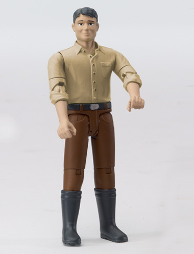 Homme Brun avec bottes