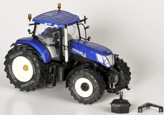 Miniature, New Holland T7.270 Bleu Maserati